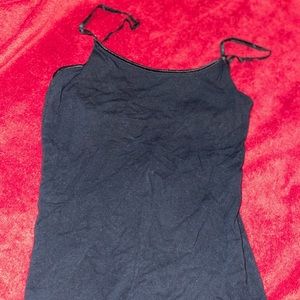 Black Spaghetti Tank Top